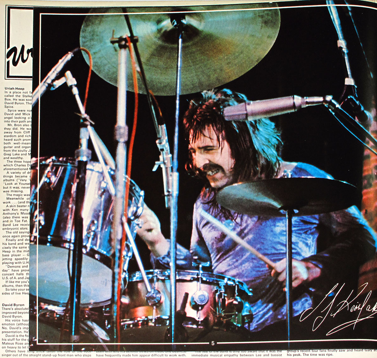 High Resolution Photos of uriah heep live 1973 germany 